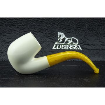 PIPA LUBINSKI IN SCHIUMA DI MARE B217 GR. 7 BENT BILLIARD LISCIA PLS24-B217L01