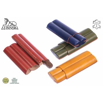 PORTASIGARI LUBINSKI IN CUOIO DA TASCA PER 2 SIGARI TORO MA1532