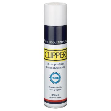 GAS BUTANO CLIPPER WHITE PURE 300ML MC0011