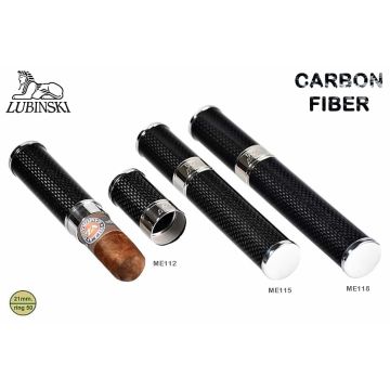 PORTASIGARI LUBINSKI DA TASCA PER 1 SIGARO FIBRA DI CARBONIO ME1 ME1