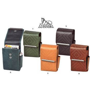 PORTAPACCHETTO LUBINSKI IN PELLE CANESTRINO NN458