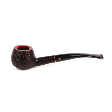 PIPA SAVINELLI ROMA 313 PRINCE SEMICURVA RUSTICATA BORGOGNA P104R-313