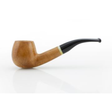 PIPA SAVINELLI PRIMO FUMO 636 KS  APPLE CURVA LISCIA CON FILTRO E SACCHETTA IN VELLUTO P288-636