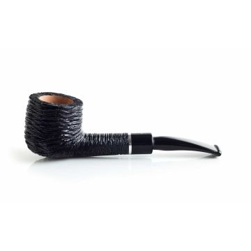PIPA SAVINELLI OTELLO 121 KS POT SEMICURVA RUSTICATA NERA P352ZNR-121