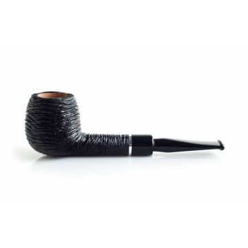PIPA SAVINELLI OTELLO 207 APPLE DRITTA RUSTICATA NERA P352ZNR-207