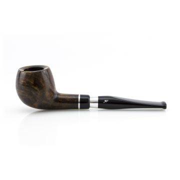 PIPA APPLE DRITTA MADE IN ITALY LISCIA MARRONE SPIGOT ALDO VELANI PASY25-AVSLM-02