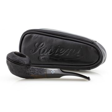 PIPA SASIENI 4 DOT RUFF ROOT DARK SANDBLASTED PASY25-SA4DOTRRDS-03 BENT BULLDOG PASY25-SA4DOTRRDS-03-BENTBUL