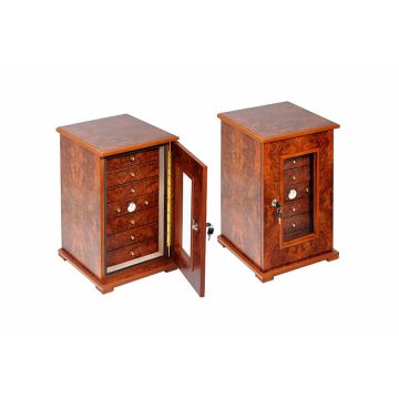 VETRINA HUMIDOR SIGARI LUBINSKI LEGNO CEDRO FINITURA RADICA OLMO  Q1002R