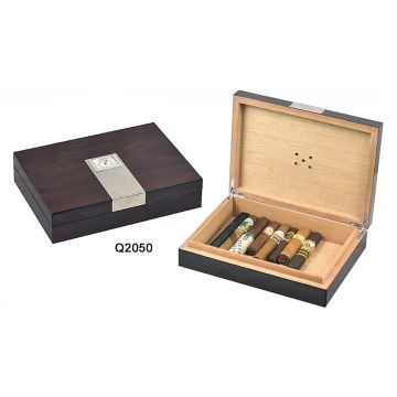 SCATOLA PORTASIGARI HUMIDOR UMIDIFICATORE DA VIAGGIO LUBINSKI PER 15/20 SIGARI Q2050