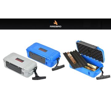 SCATOLA PORTASIGARI UMIDIFICATORE FIREBIRD DA VIAGGIO TRAVEL HUMIDOR 10 SIGARI QZF002-QZF004