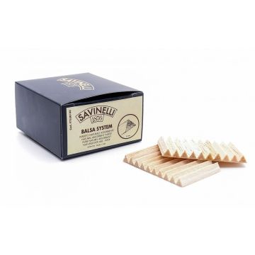 FILTRI PER PIPA SAVINELLI BALSA 6 MM CONFEZIONE 100 PZ F733B100