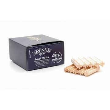 FILTRI PER PIPA SAVINELLI BALSA 9 MM CONFEZIONE 50 PZ F734B50