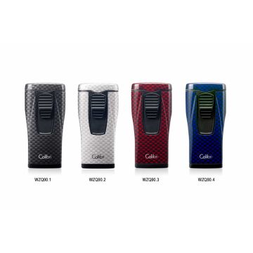 ACCENDINO COLIBRI MONACO CARBON 3 FIAMME JET ANTIVENTO WZQ90