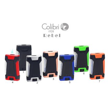 ACCENDINO COLIBRI REBEL DOPPIA FIAMMA JET ANTIVENTO WZS58