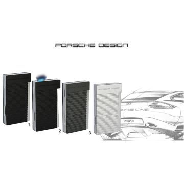 ACCENDINO PORSCHE DESIGN P'3647 FIAMMA ANTIVENTO PIATTA WZX47