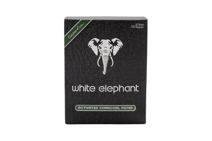 FILTRI PIPA WHITE ELEPHANT CARBONE ATTIVO 9 MM 150 PZ TWE150AC9S