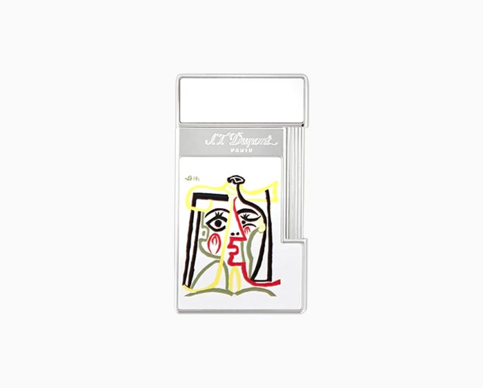 S.T. DUPONT SLIMMY PICASSO WHITE LIMITED EDITION LIGHTER 028201