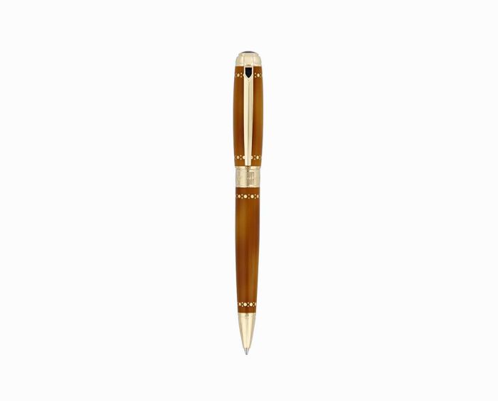 PENNA S.T. DUPONT LINEA D LARGE A SFERA DERBY ORO GIALLO 415107L 415107L