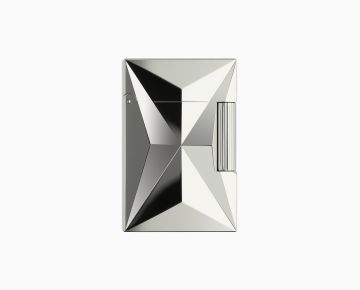 S.T. DUPONT LIGNE 2 SMALL FIRE X SILVER CHROME LIGHTER C18610