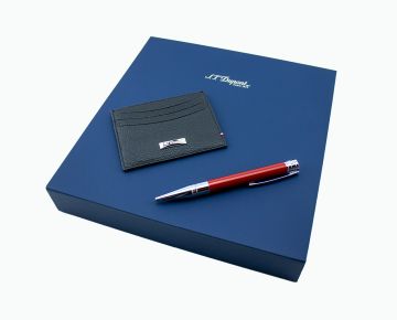 GIFT SET S.T. DUPONT PENNA D-INITIAL + PORTA CARTE DI CREDITO OFFERTA SPECIALE 187215