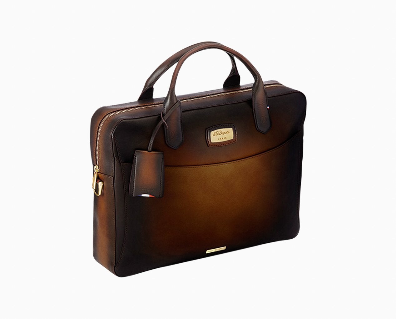 BORSA PORTADOCUMENTI S.T. DUPONT ATELIER PELLE MARRONE 191401