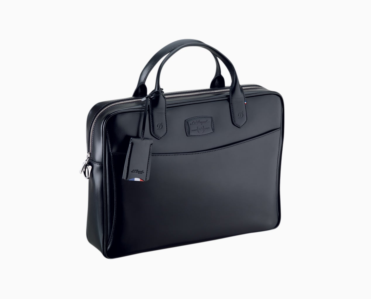 BORSA PORTADOCUMENTI S.T. DUPONT LINEA D PELLE NERA 181003SS 181003SS