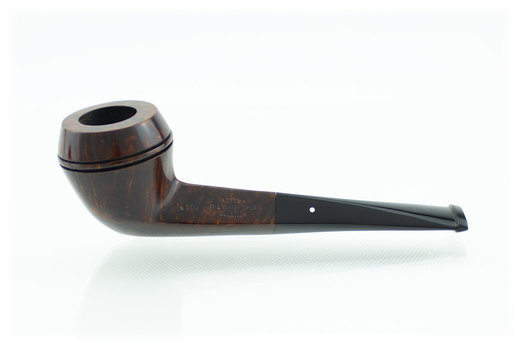 PIPA DUNHILL AMBER ROOT 4104 GRUPPO 4 BULLDOG 1021-PDAR4104