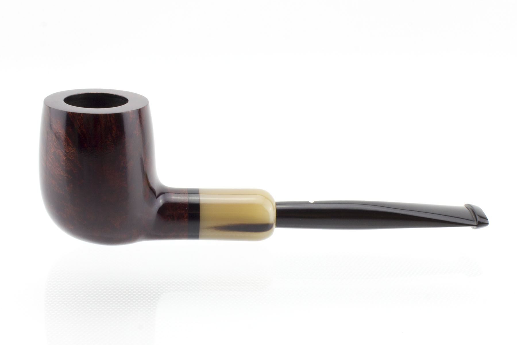 PIPA DUNHILL BRUYERE 4103  LISCIA GRUPPO 4 BILLIARD DRITTA BORDEAUX LISCIA VERA OSSO DPB4103-02