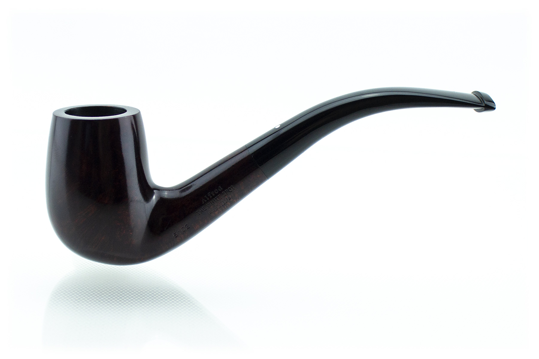 PIPA DUNHILL BRUYERE 5102 LISCIA GRUPPO 5 BENT BILLIARD 0223-DPB5102