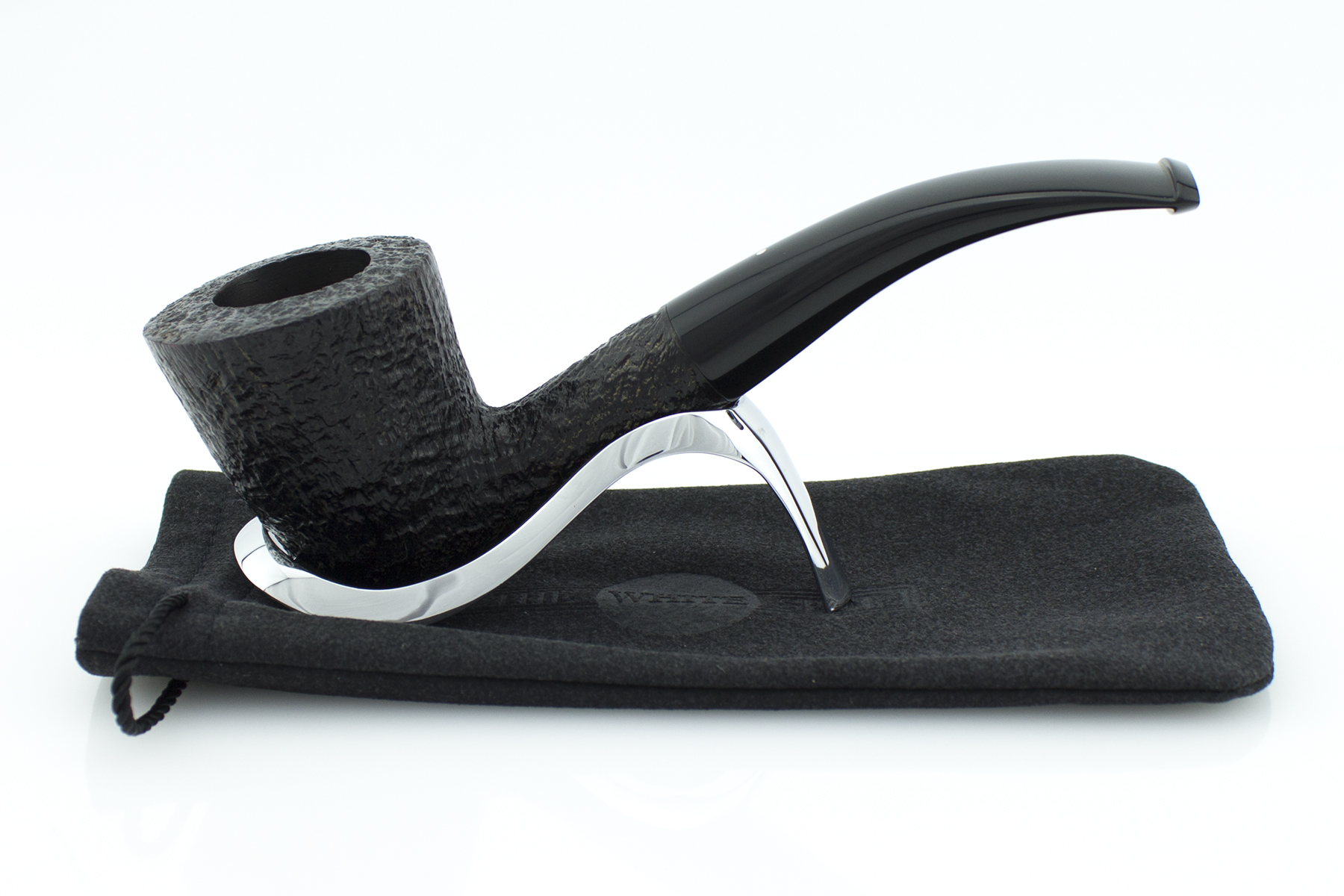 PIPA DUNHILL SHELL BRIAR COLLECTOR HT DUBLIN SEMICURVA NERA SABBIATA DPZCOLS DPZCOLS