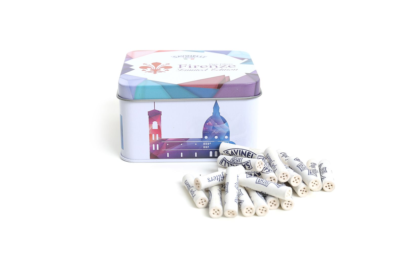 FILTRI PER PIPA SAVINELLI CARBONE ATTIVO 9 MM 100 PZ FIRENZE SPECIAL EDITION F801-100-9-FI