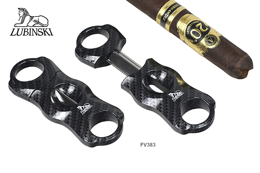 SPUNTASIGARI LUBINSKI IN FIBRA DI CARBONIO NERO FV383