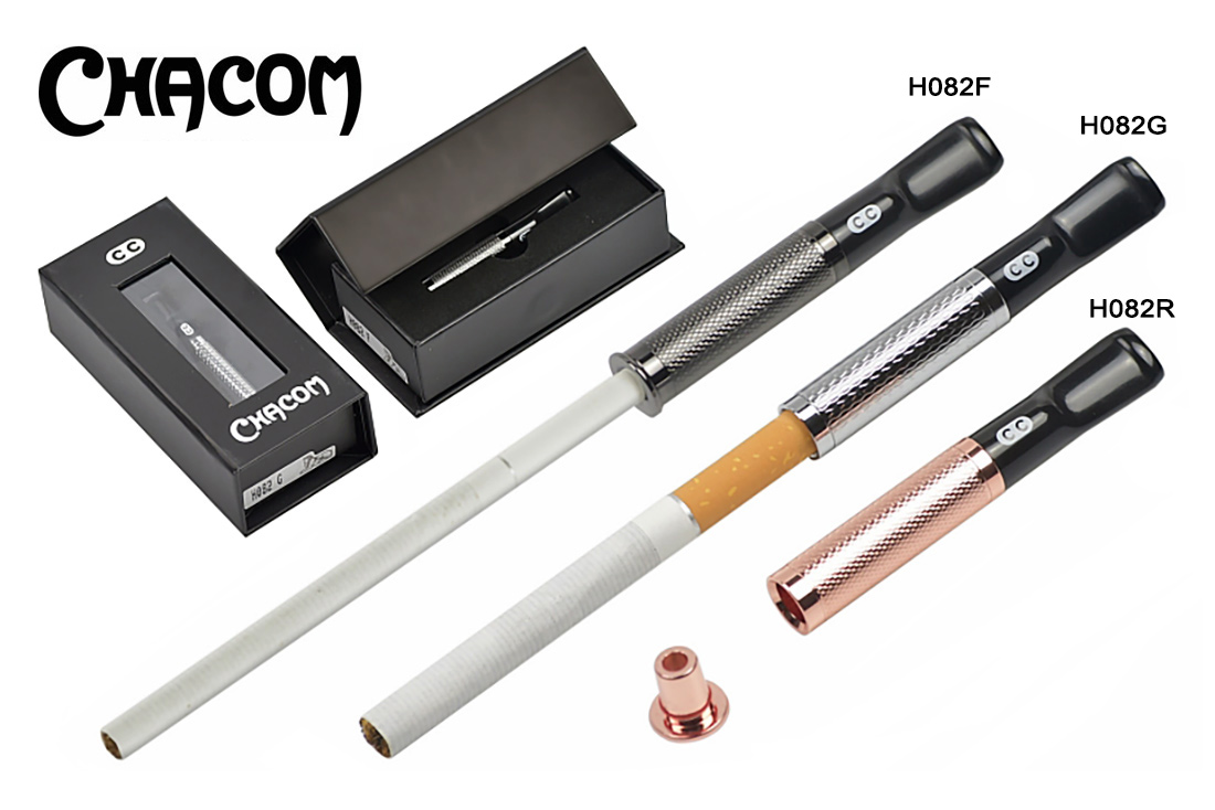 BOCCHINO CHACOM TWIN GRANA RISO PER SIGARETTA CLASSICA 8 MM E SLIM 5 MM CON FILTRO CARBONI ATTIVI H082-2