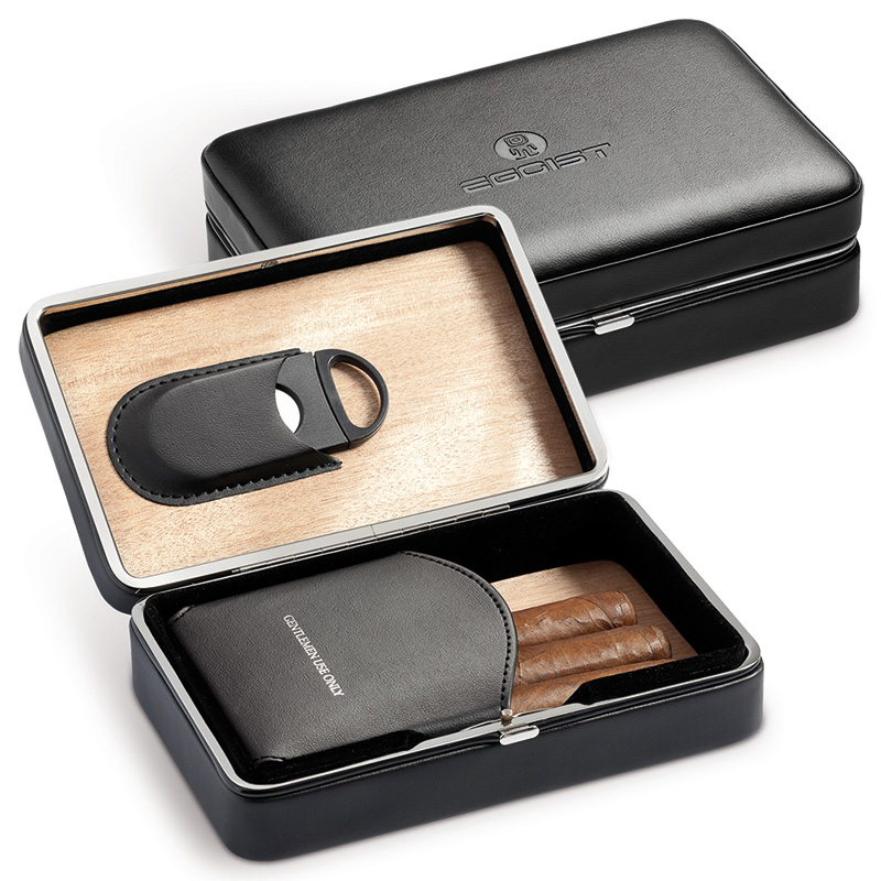 SCATOLA PORTASIGARI HUMIDOR EGOIST TRAVEL BOX 5 SIGARI JK00200