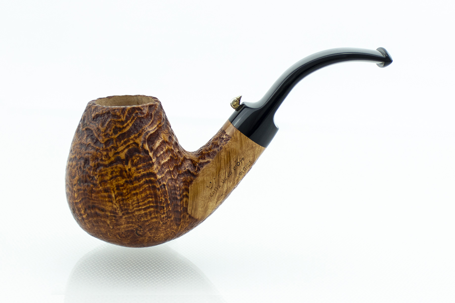 PIPA L'ANATRA DALLE UOVA D'ORO SABBIATA BENT BRANDY PAAUO-SM001