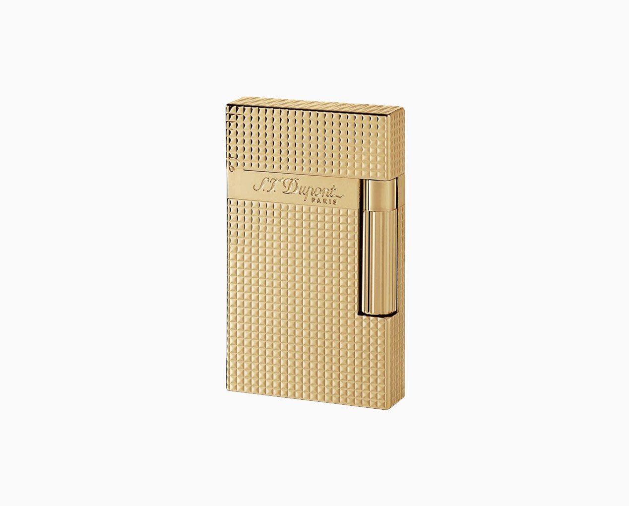 S.T. DUPONT LIGNE 2 DIAMOND HEAD YELLOW GOLD LIGHTER 016284