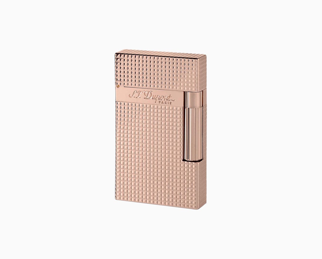 S.T. DUPONT LIGNE 2 DIAMOND HEAD PINK GOLD LIGHTER 016424
