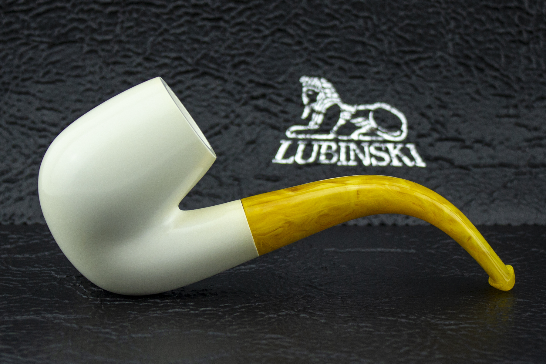 PIPA LUBINSKI IN SCHIUMA DI MARE B217 GR. 7 BENT BILLIARD LISCIA PLS24-B217L01