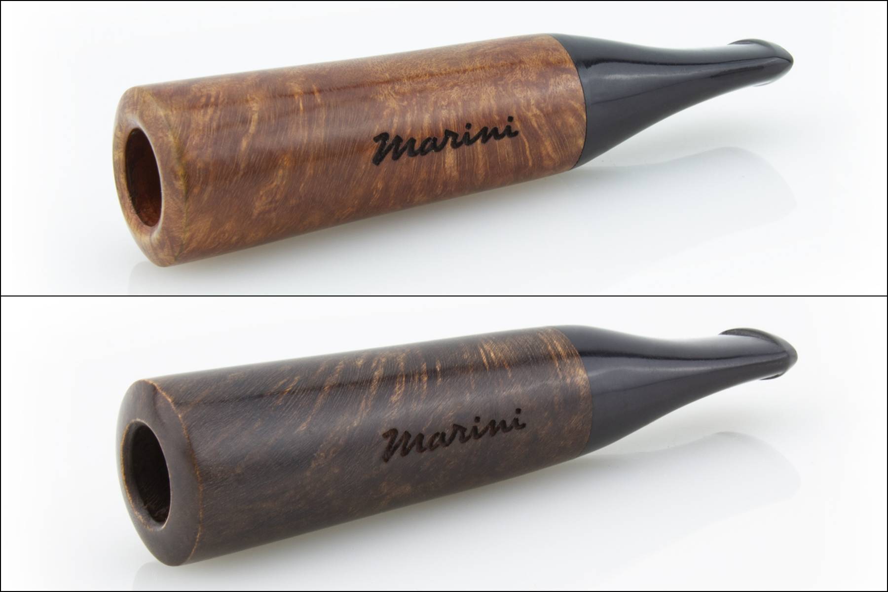 BOCCHINO PER SIGARO TOSCANO FUMA TOSCANI MARINI RADICA E METACRILATO FILTRO 9 MM - DIAMETRO 10 MM M510