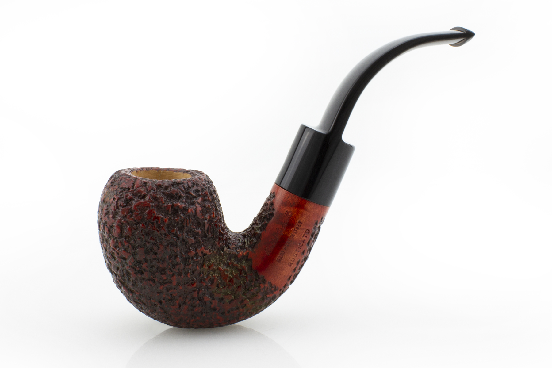 PIPA MASTRO GEPPETTO RUSTICATO PAMG24-RM17 BENT APPLE PAMG24-RM17