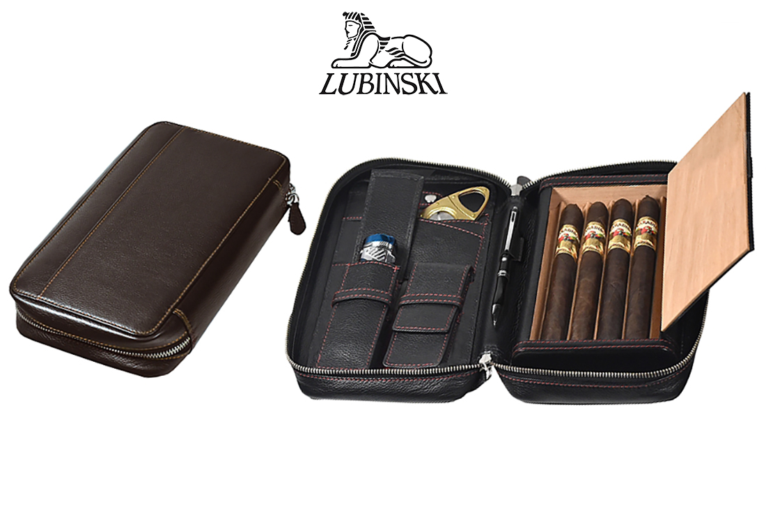 TROUSSE DA VIAGGIO PORTASIGARI LUBINSKI PER 4 CHURCHILL MI518