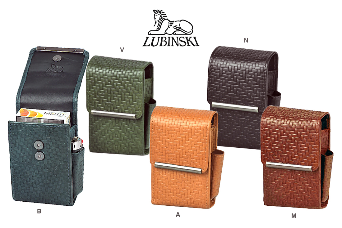 PORTAPACCHETTO LUBINSKI IN PELLE CANESTRINO NN458