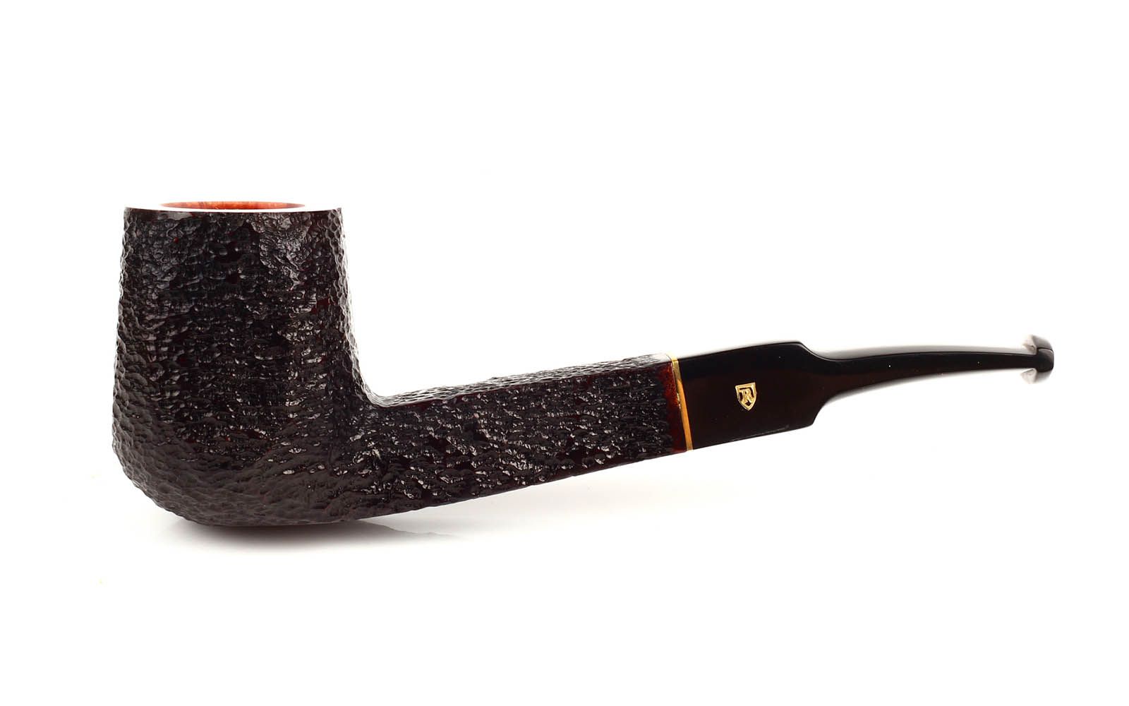 PIPA SAVINELLI ROMA 513 KS BILLIARD SEMICURVA PANNELLATA RUSTICATA BORGOGNA P104R-513
