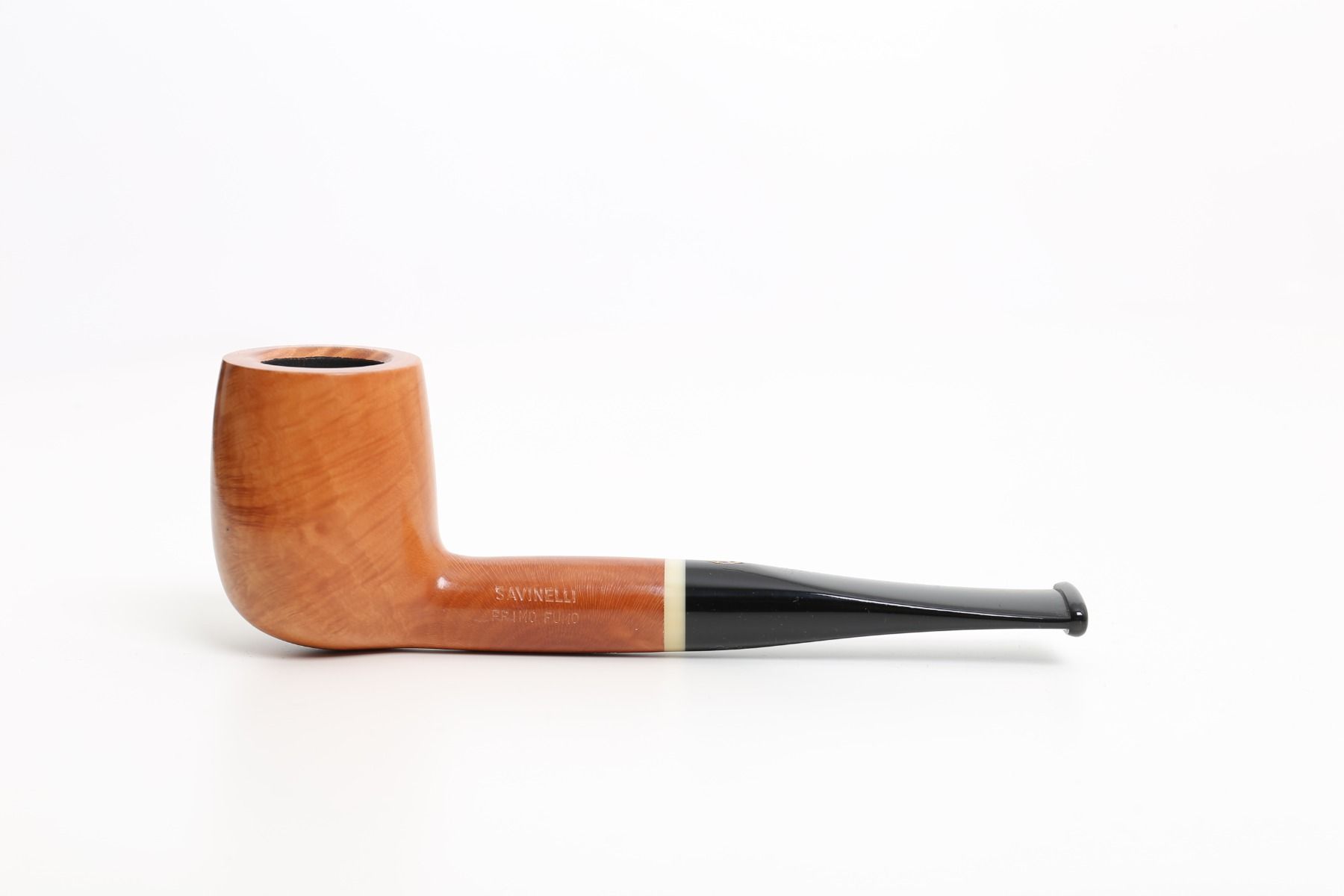 PIPA&#x20;SAVINELLI&#x20;PRIMO&#x20;FUMO&#x20;128&#x20;BILLIARD&#x20;DRITTA&#x20;LISCIA&#x20;CON&#x20;FILTRO&#x20;E&#x20;SACCHETTA&#x20;IN&#x20;VELLUTO&#x20;P288-128