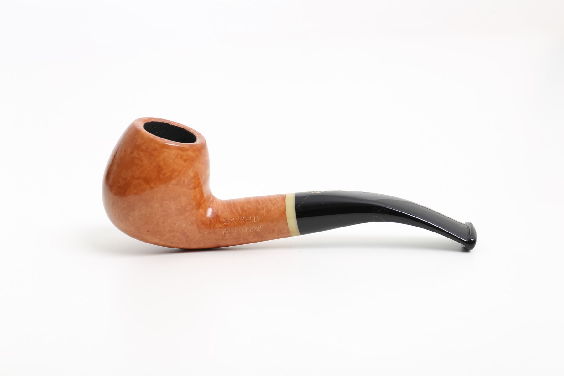 PIPA&#x20;SAVINELLI&#x20;PRIMO&#x20;FUMO&#x20;626&#x20;APPLE&#x20;CURVA&#x20;LISCIA&#x20;CON&#x20;FILTRO&#x20;E&#x20;SACCHETTA&#x20;IN&#x20;VELLUTO&#x20;P288-626