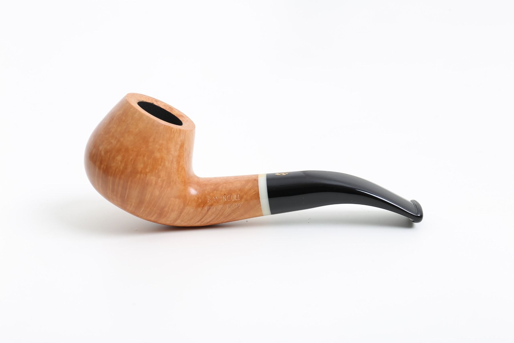 PIPA&#x20;SAVINELLI&#x20;PRIMO&#x20;FUMO&#x20;645&#x20;KS&#x20;BRANDY&#x20;CURVA&#x20;LISCIA&#x20;CON&#x20;FILTRO&#x20;E&#x20;SACCHETTA&#x20;IN&#x20;VELLUTO&#x20;P288-645