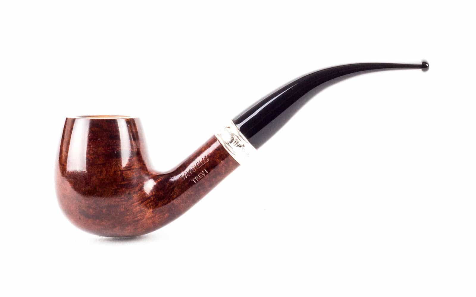 PIPA SAVINELLI TREVI 602 BILLIARD CURVA LISCIA MARRONE SCURO P229L-602