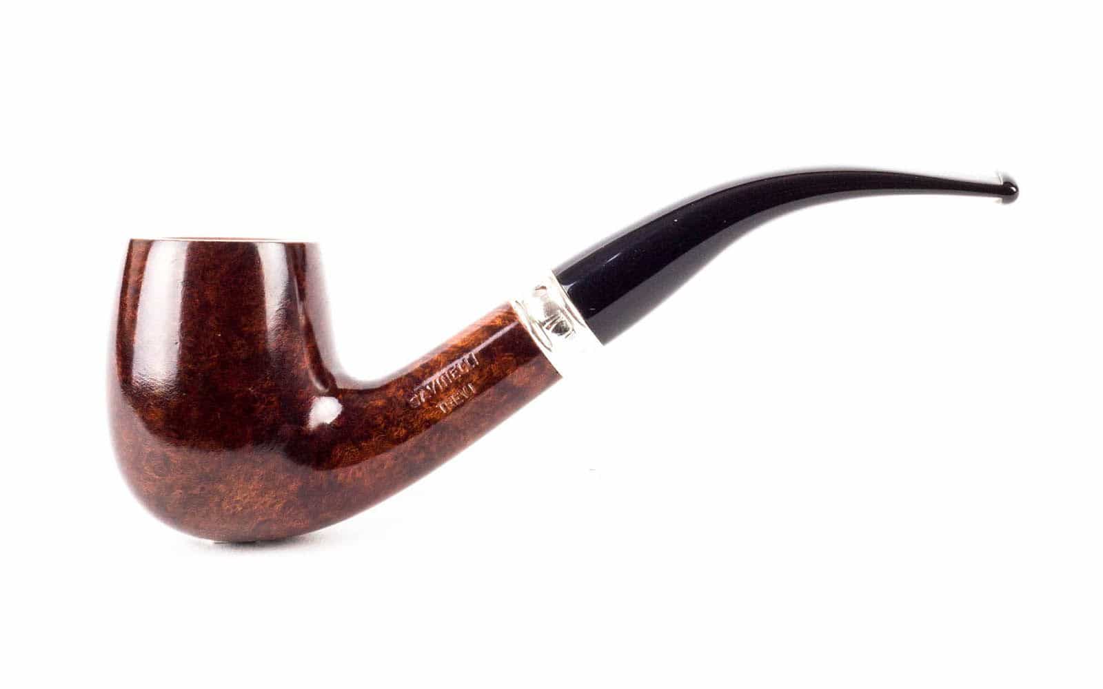 PIPA SAVINELLI TREVI 606 KS BILLIARD CURVA LISCIA MARRONE SCURO P229L-606