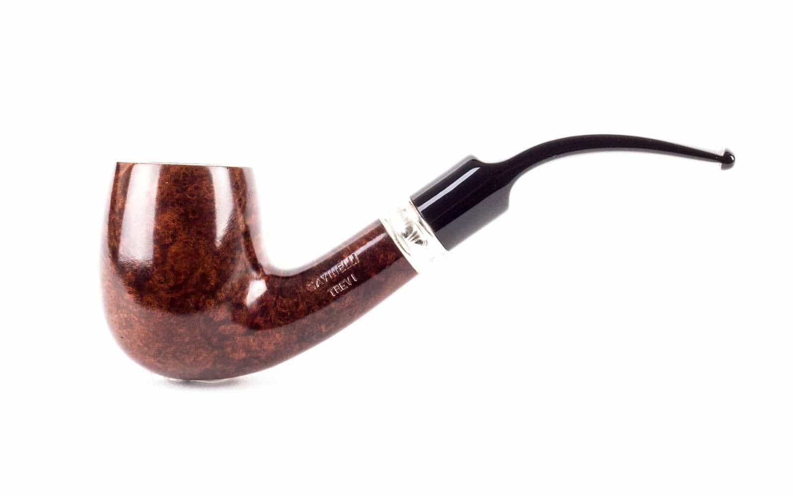 PIPA SAVINELLI TREVI 607 KS BILLIARD CURVA LISCIA MARRONE SCURO P229L-607