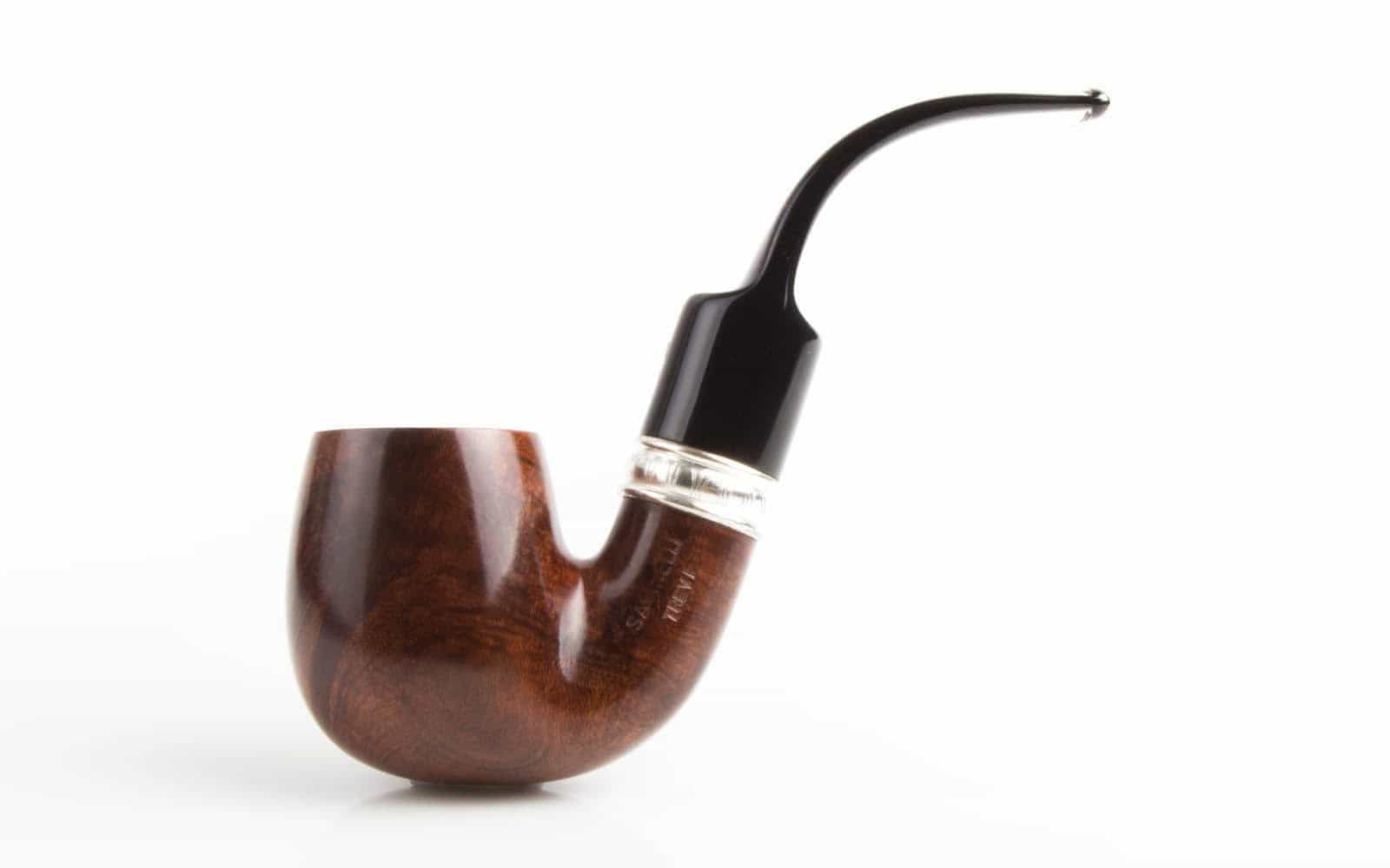 PIPA SAVINELLI TREVI 614 BILLIARD CURVA LISCIA MARRONE SCURO P229L-614